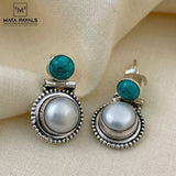 Fancy Colours Silver Earrings