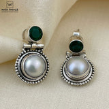 Fancy Colours Silver Earrings