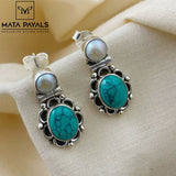 Elegant Silver Cut Stone Hanging