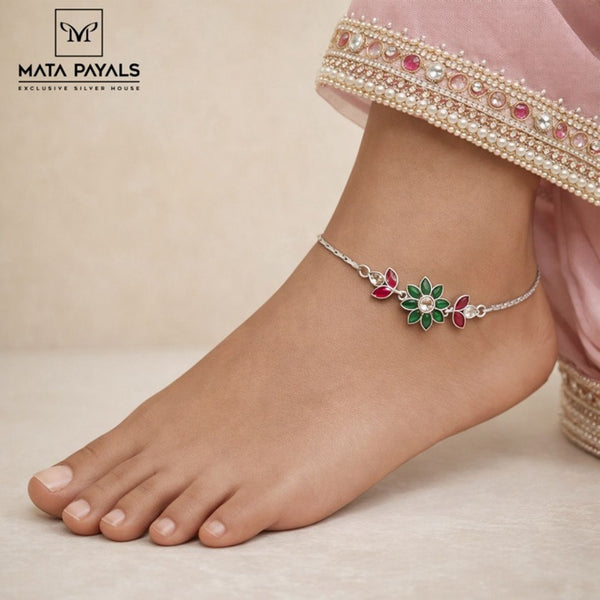 Fabulous Floral Anklet