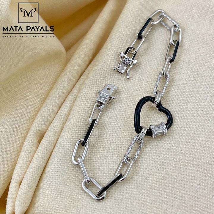 Lovely Rhodium Bracelet