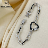 Lovely Rhodium Bracelet