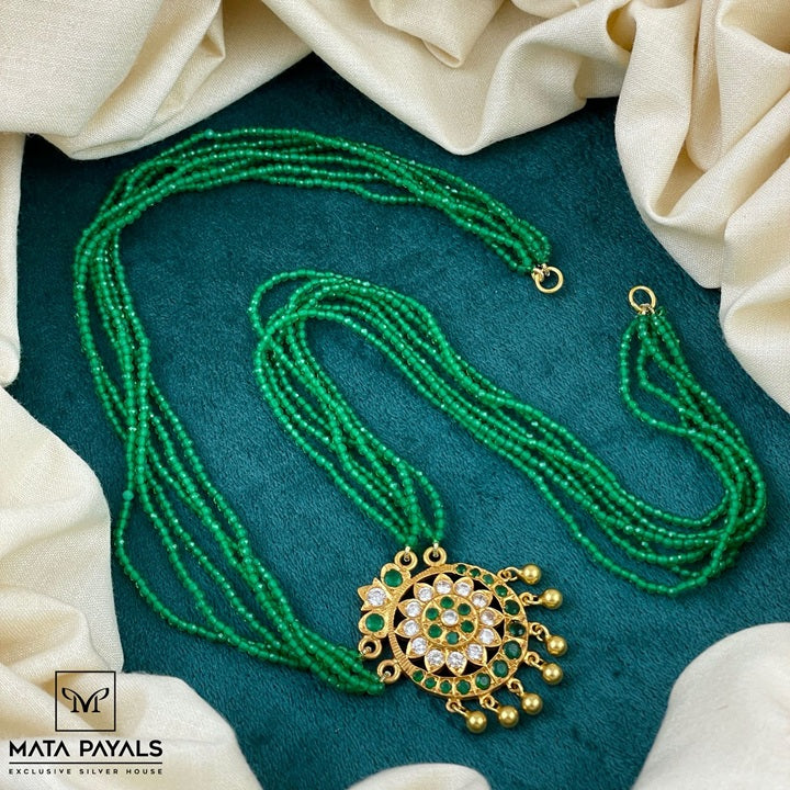 Green Beads Necklace