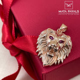 Rose Gold Lion Pendant