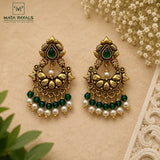 Green Gold Polish Chandbali