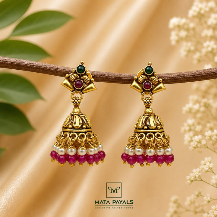 Ethnical Gold Polish Jumka