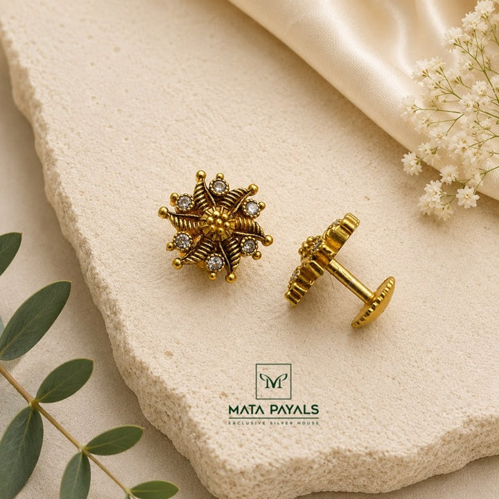Fabulous Gold Plated Stud