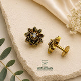 Mesmeric Gold Plated Stud