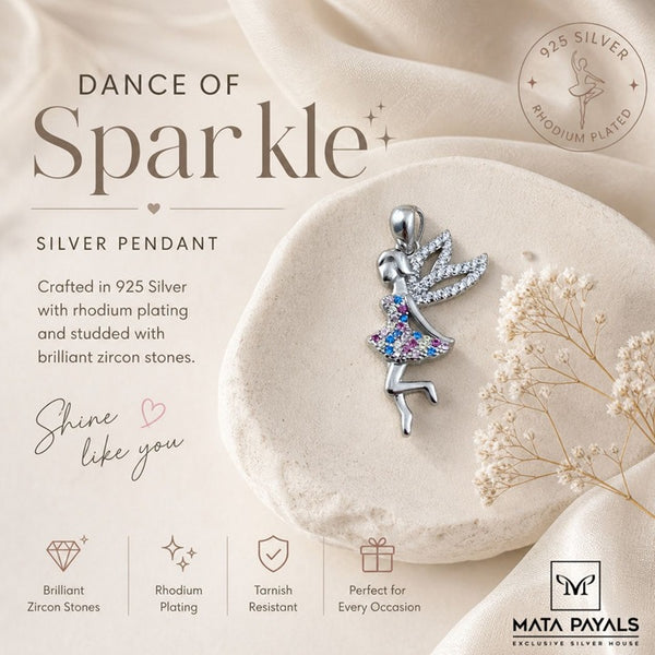 Dancing Zircon Pendant