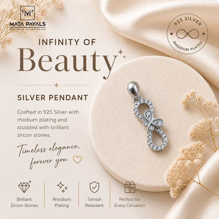 Infinity Silver Pendant