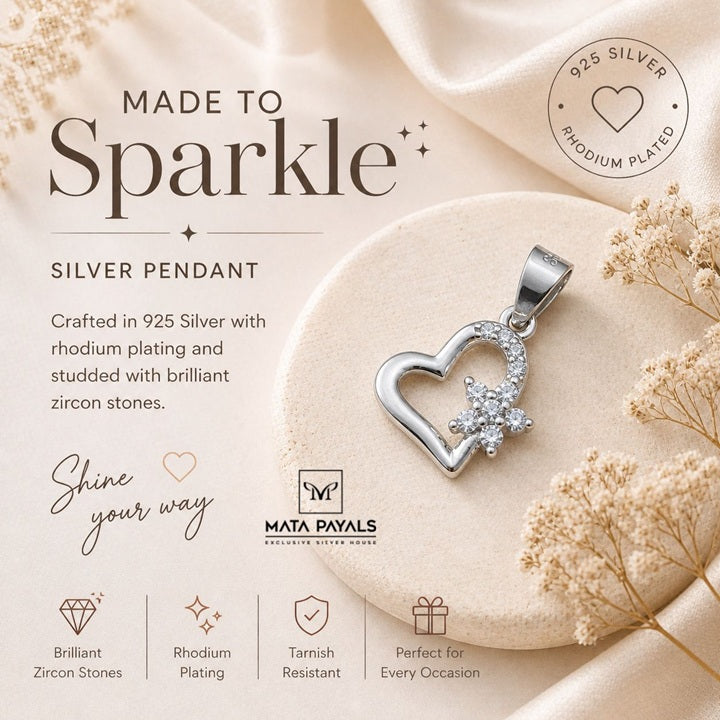 Sparkling Zircon Pendant