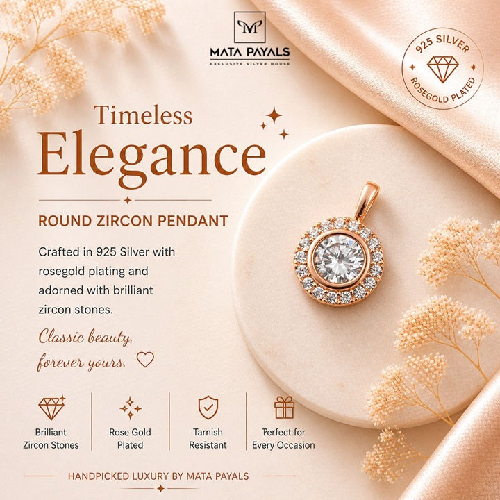 Timeless Zircon Pendant