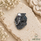 Elephant Marcasite Brooch