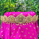 Gorgeous Reversable Devi Lakshmi Gold Plated Waist Belt