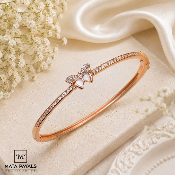 Silver Zircon Kada