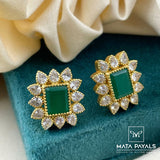 Gorgeous Cut Stone Stud