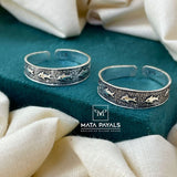 Oxidised Fish Design Thumb Toe Ring