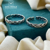 Twisted Oxidised Thumb Toe Ring