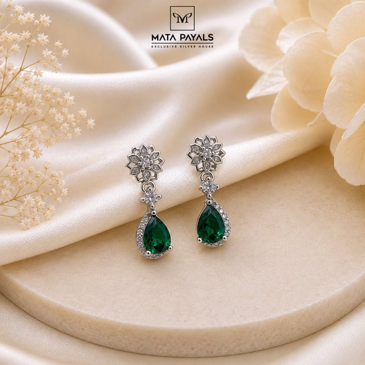 Silver Green Tiny Hanging