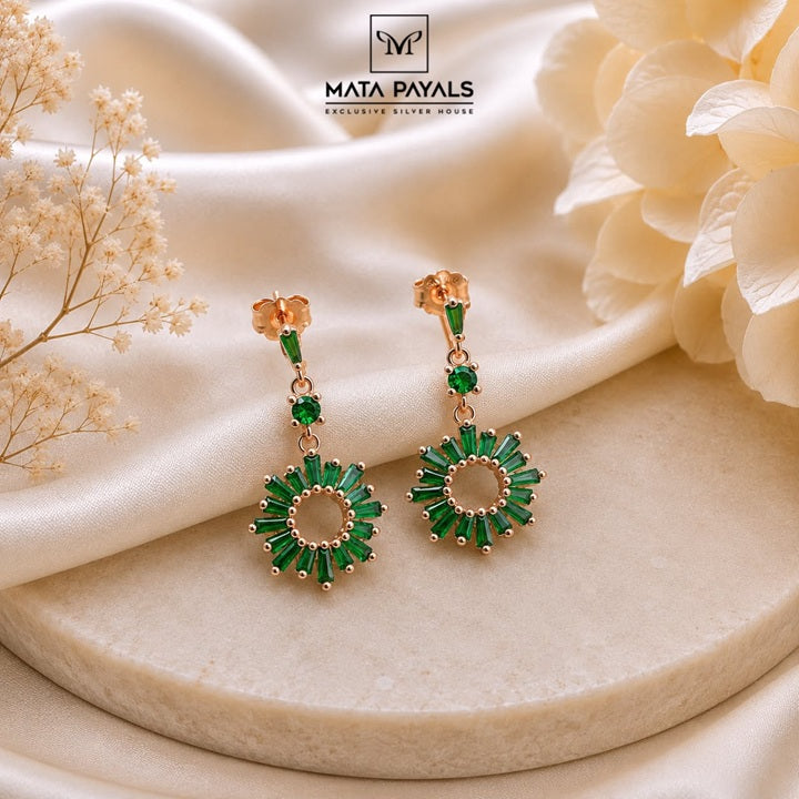 Green Rose Gold Hanging