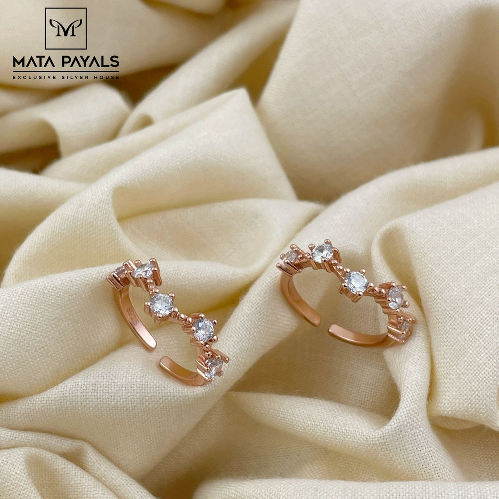 Ravishing Zircon Toe Ring