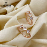 Stylish Rose Gold Toe Ring