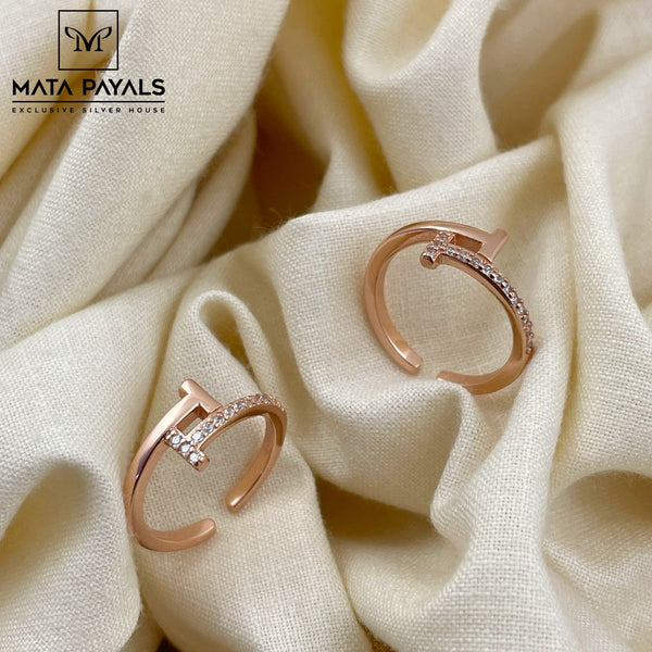 Fabulous Rose Gold Toe Ring