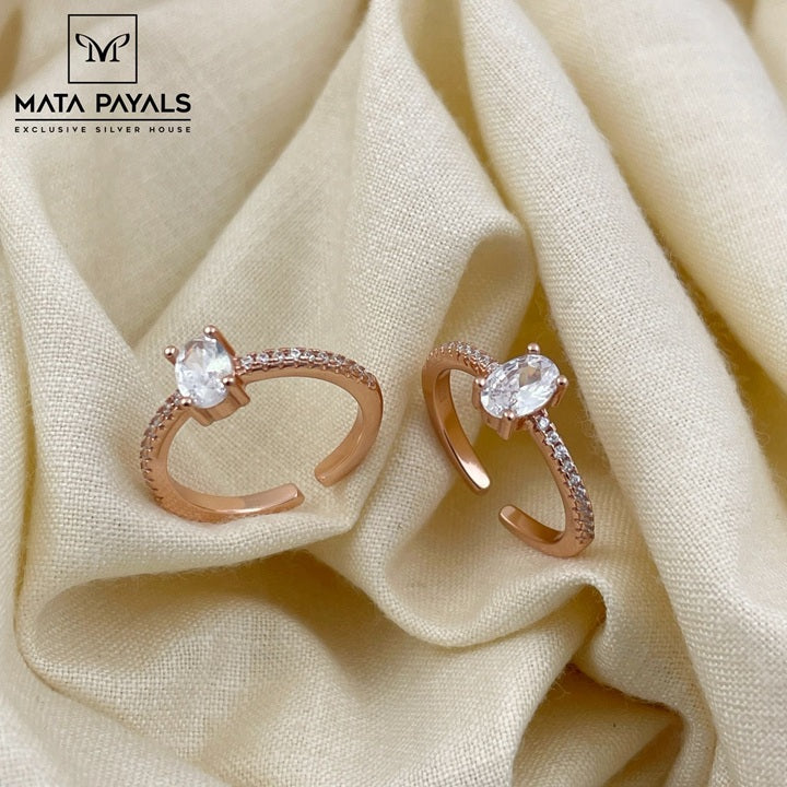 Impressive Rose Gold Toe Ring