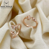 Attractive Zircon Toe Ring