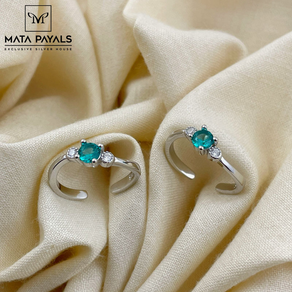 Unique Stone Toe Ring