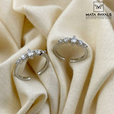 Expectational Silver Toe Ring