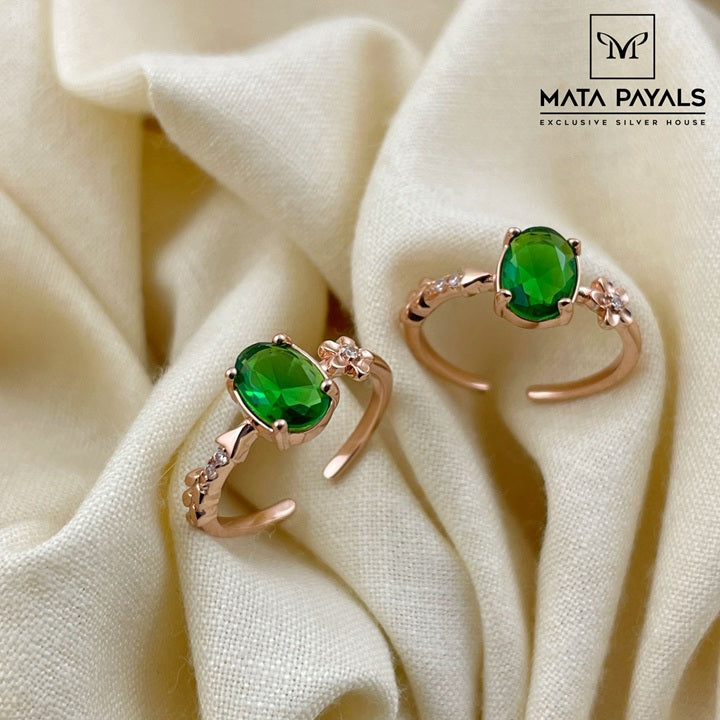 Green Toe Ring