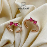 Statement Zircon Toe Ring