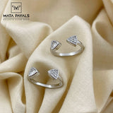 Impressive Zircon Toe Ring