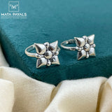 Fancy Oxidised Toe Ring