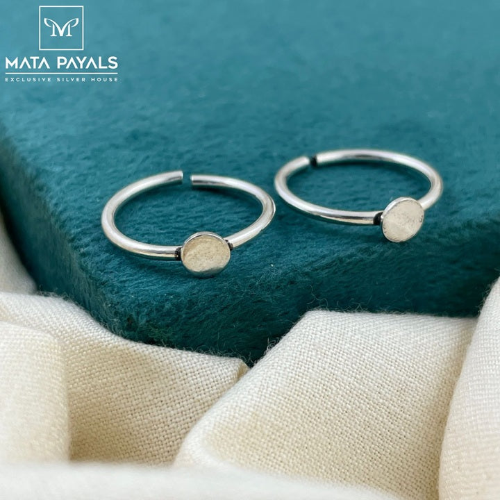 Pretty Silver Toe Ring