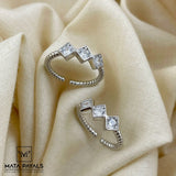 Charming Zircon Toe Ring