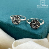 Oxidised Bird Toe Ring