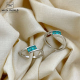 Blue Toe Ring