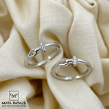 Simple Zircon Toe Ring