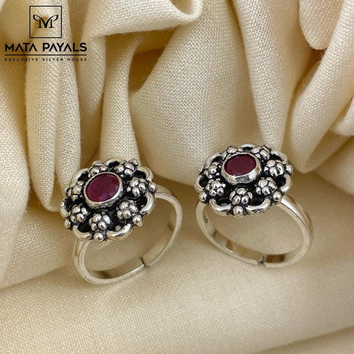 Pretty Pink Toe Ring