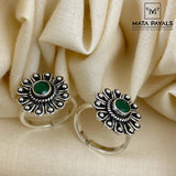 Charming Green Toe Ring