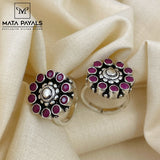 Ethnical Pink Toe Ring