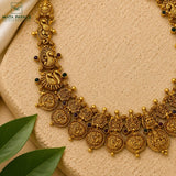 Stunning Lakshmi Coin Necklace