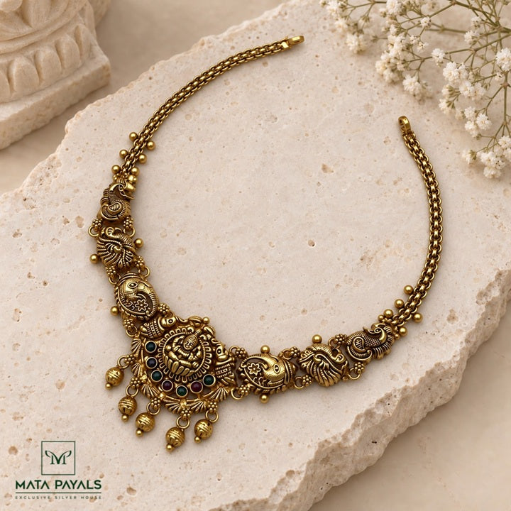 Unique Gold Polish Necklace