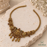 Eye Catching Silver Lakshmi Necklace