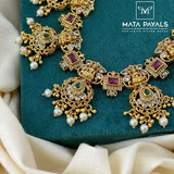 Gold Plated Majestic Lakshmi Necklace
