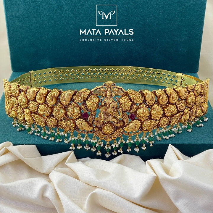 Luxurious Gaja Lakshmi Waist Belt