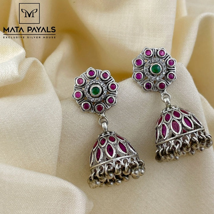 Elegant Pink Jumka