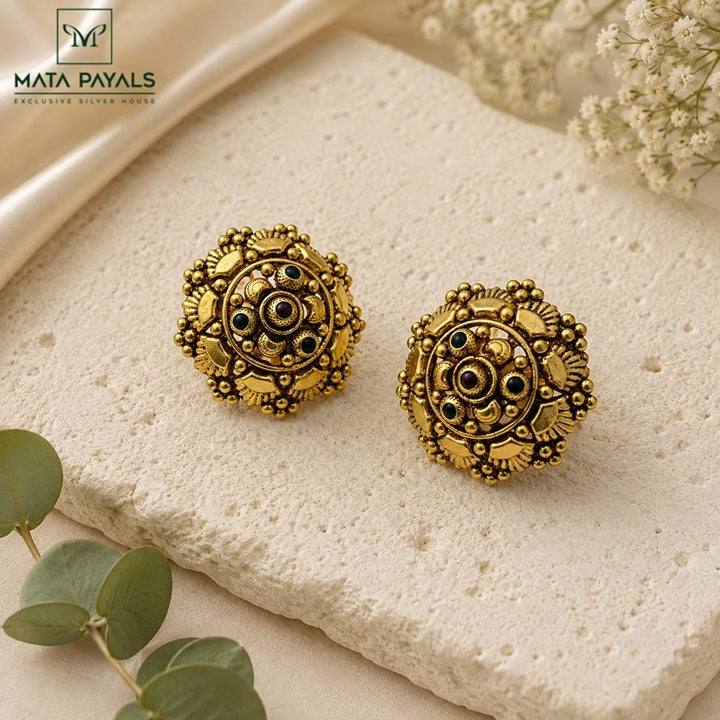 Extraordinary Gold Plated Stud